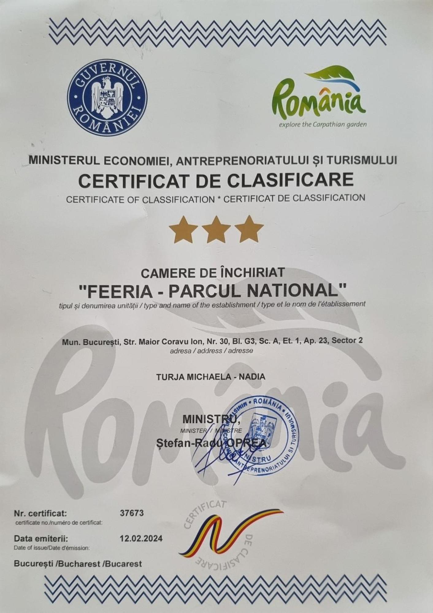Appartamento Feeria - Parcul National